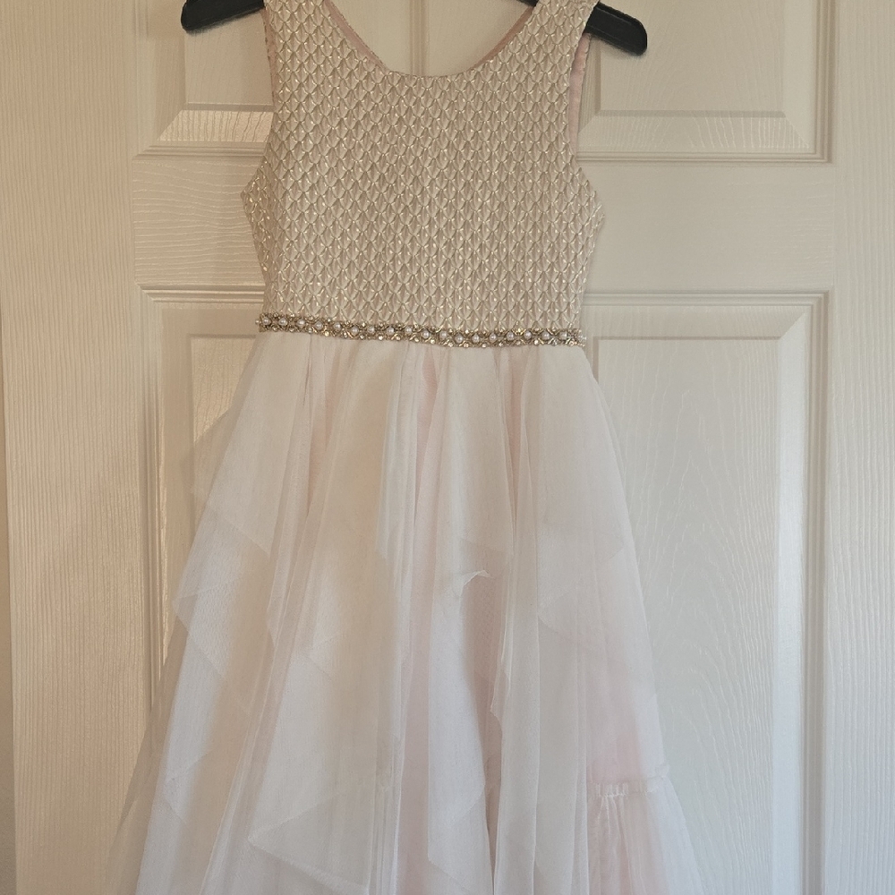 American Princess Pink and Cream Formal Dress